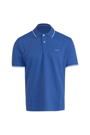 Gant TIPPING SS PIQUE POLO 407 rich blue