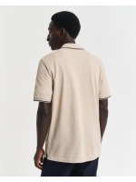 Gant TIPPING SS PIQUE POLO 277 dry sand