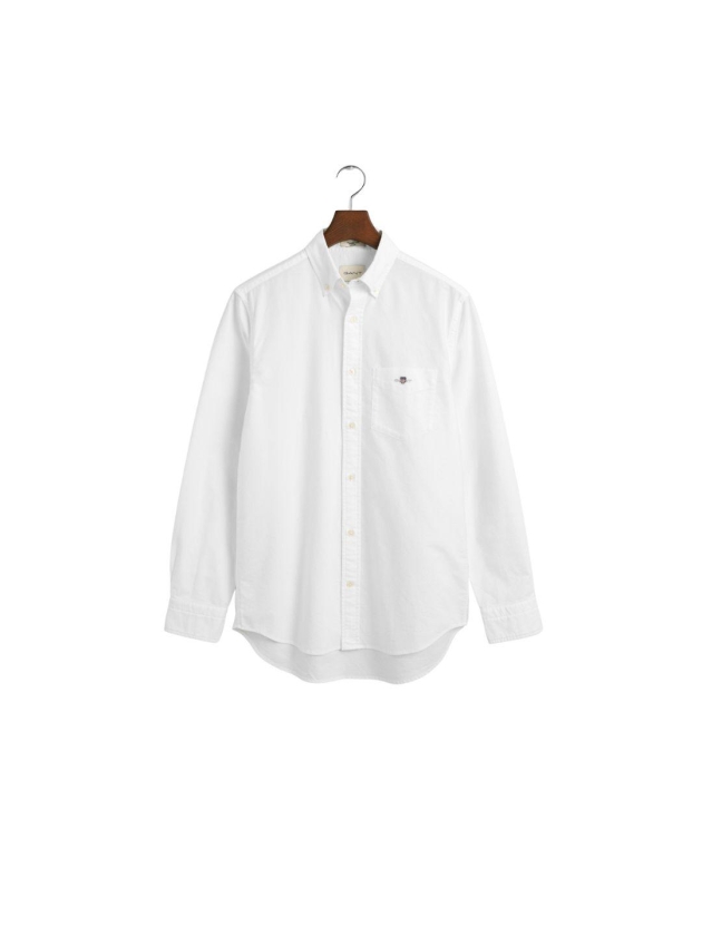 Gant Regular Fit Classic Oxford Shirt 110 white