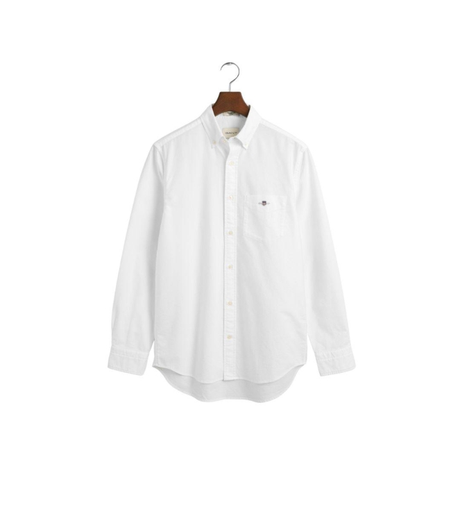 Gant Regular Fit Classic Oxford Shirt 110 white