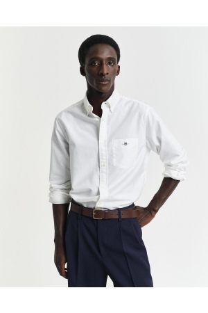 Gant Regular Fit Classic Oxford Shirt 110 white