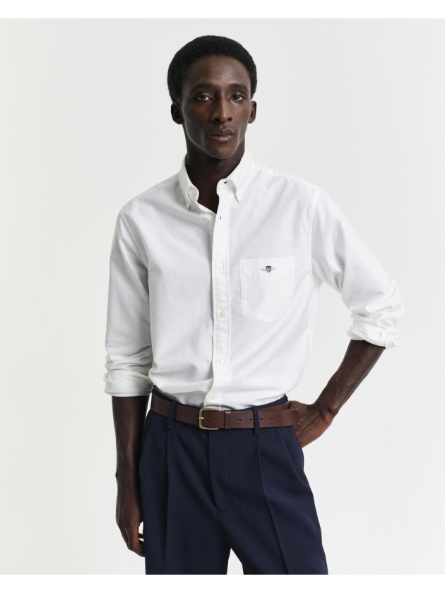 Gant Regular Fit Classic Oxford Shirt 110 white