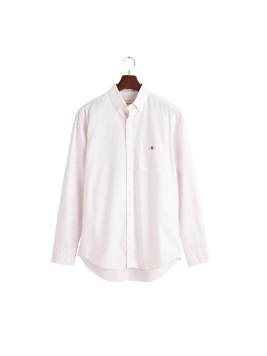 Gant Regular Fit Classic Banker Stripe Oxford Shirt 662 light pink