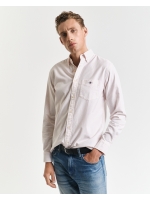 Gant Regular Fit Classic Banker Stripe Oxford Shirt 662 light pink