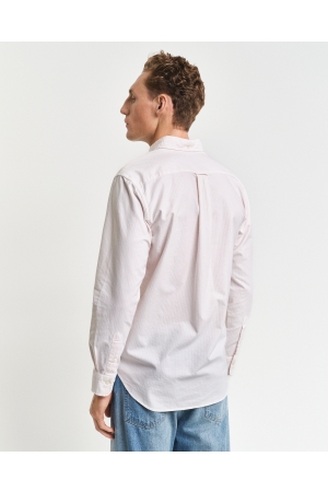 Gant Regular Fit Classic Banker Stripe Oxford Shirt 662 light pink