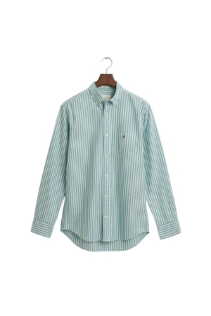 Gant REG CLASSIC OXFORD STRIPE SHIRT 322 deep green