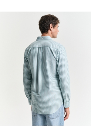 Gant REG CLASSIC OXFORD STRIPE SHIRT 322 deep green