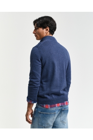 Gant Classic Cotton Half-Zip Sweater 902 dark jeansblue melan