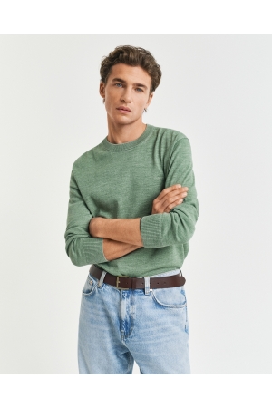 Gant SUNFADED C-NECK 362 kalamata green