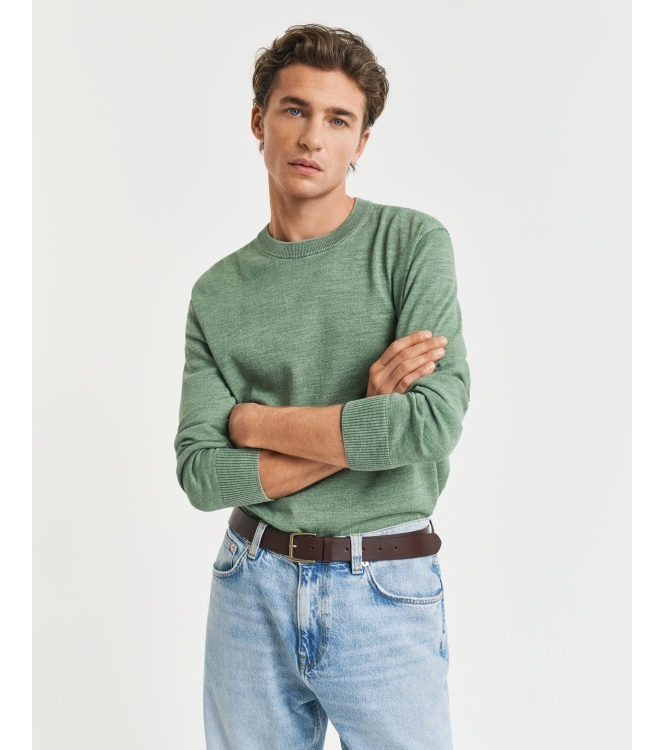 Gant SUNFADED C-NECK 362 kalamata green