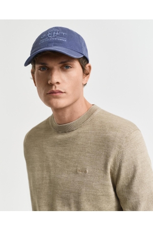Gant SUNFADED C-NECK 277 dry sand