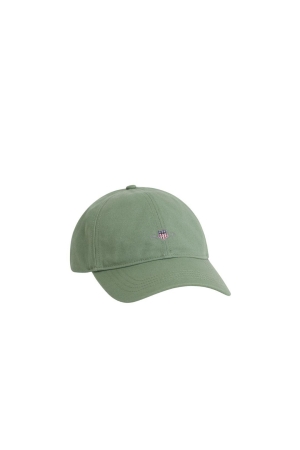 Gant SHIELD COTTON TWILL CAP 362 kalamata green