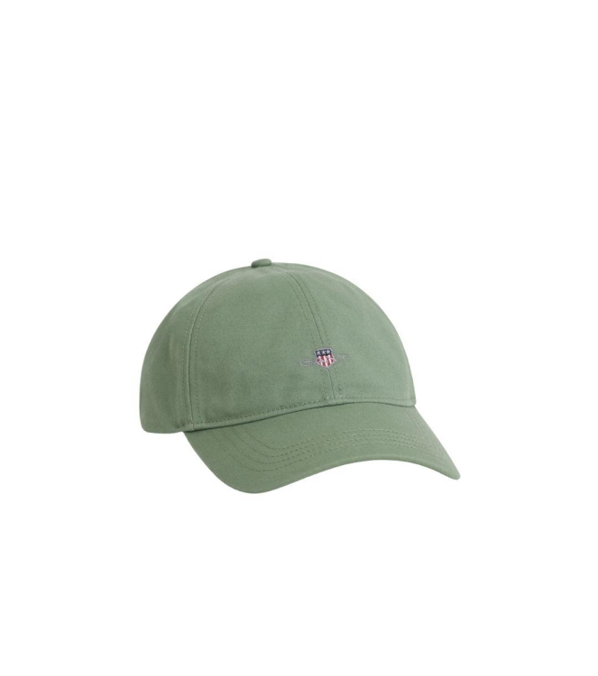 Gant SHIELD COTTON TWILL CAP 362 kalamata green