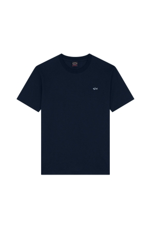 Paul and Shark Shark badge cotton jersey t-shirt 013 Dark blue