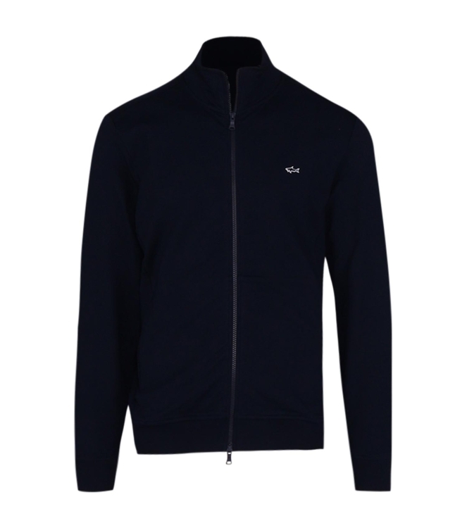 Paul and Shark Shark badge stretch fleece 013 Dark blue