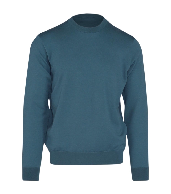 Paul and Shark Shark tag summer wool crewneck 581 Groen 