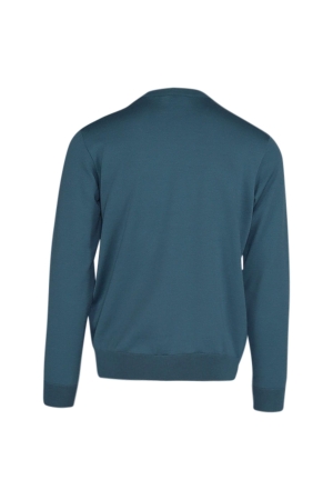 Paul and Shark Shark tag summer wool crewneck 581 Groen 