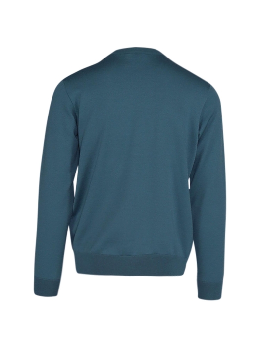 Paul and Shark Shark tag summer wool crewneck 581 Groen 