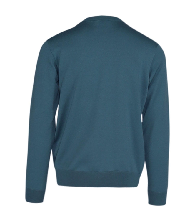 Paul and Shark Shark tag summer wool crewneck 581 Groen 
