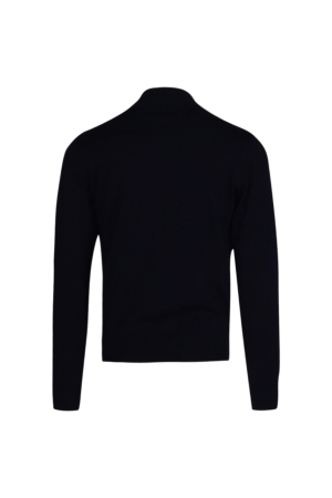Paul and Shark Shark tag pima ct half zip 013 Dark blue