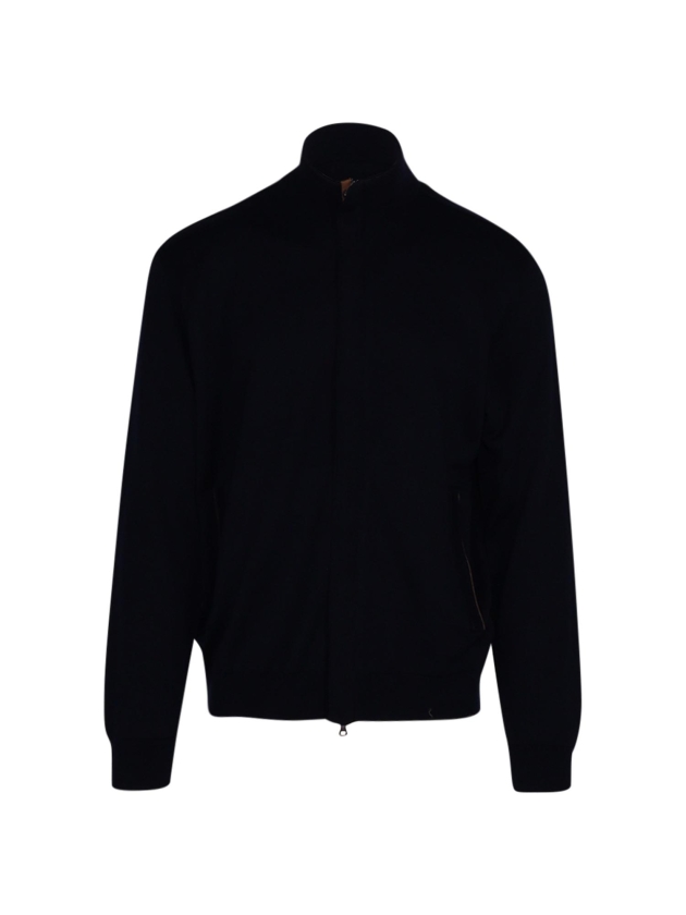 Paul and Shark Alcantara detals summer wool 050 Navy
