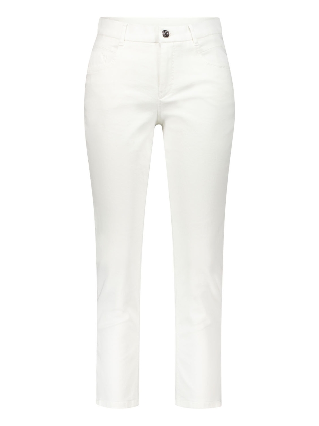 Gardeur Hose 5-Pocket Slim 2002 Ecru
