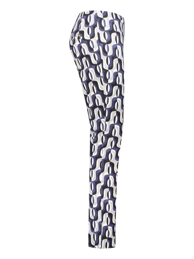 Gardeur Hose Pull On Slim 1069 Dunkelmarine