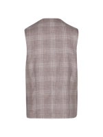 Dutch Dandies Dutch Dandies - Gilet Vittorio 8105 Beige grote ruit