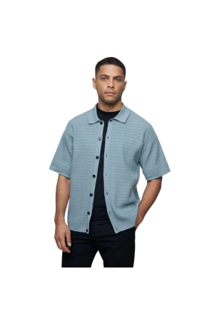 Genti Shirt 7 buttons 172 Green