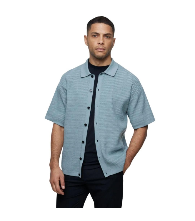 Genti Shirt 7 buttons 172 Green
