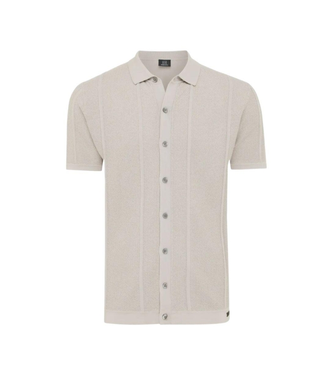 Genti Shirt 8 buttons 044 Mid brown