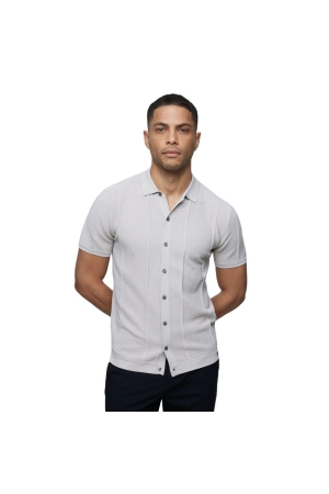 Genti Shirt 8 buttons 044 Mid brown