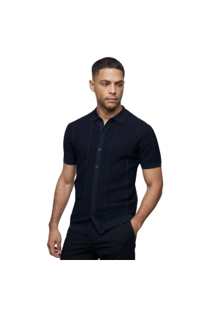 Genti Shirt 8 buttons 010 Navy