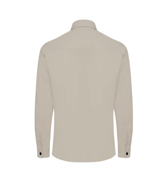 Genti Oaks shirt jacket zip 046 Light brown