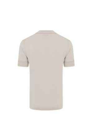Genti Polo no button SS 044 Mid brown