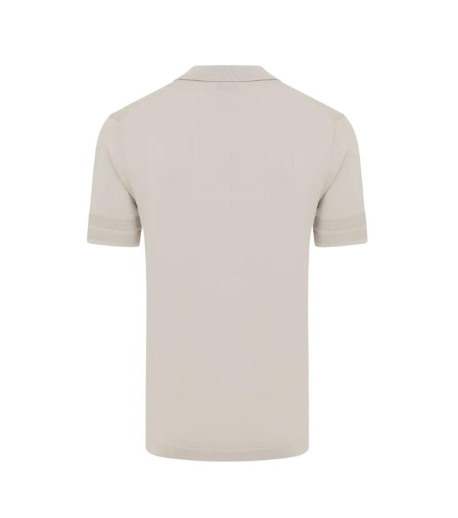 Genti Polo no button SS 044 Mid brown