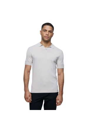 Genti Polo no button SS 044 Mid brown