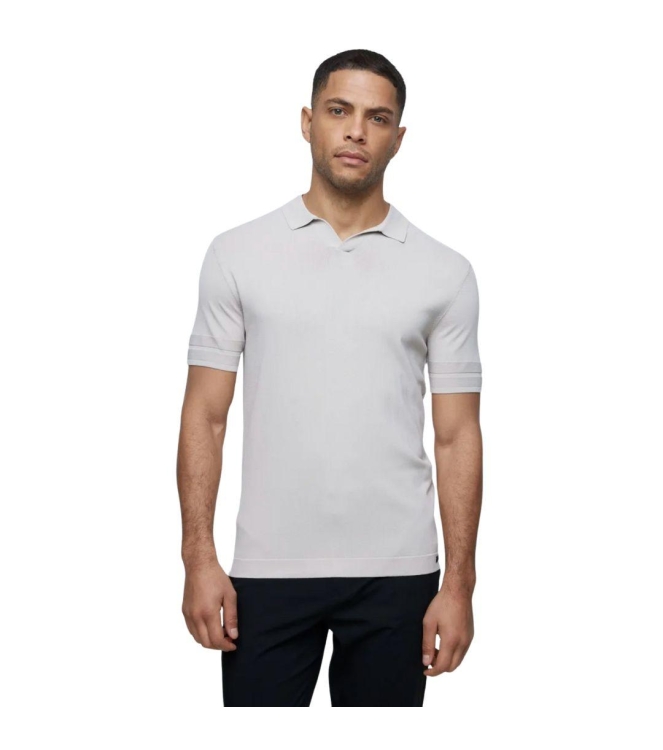 Genti Polo no button SS 044 Mid brown
