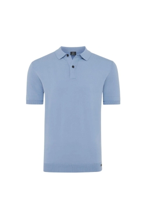 Genti Polo button SS 016 Blue