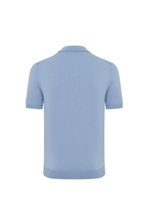 Genti Polo button SS 016 Blue