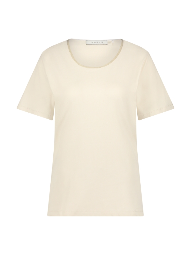 NUKUS Tirza Top Uni 9 sand