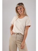 NUKUS Tirza Top Uni 9 sand