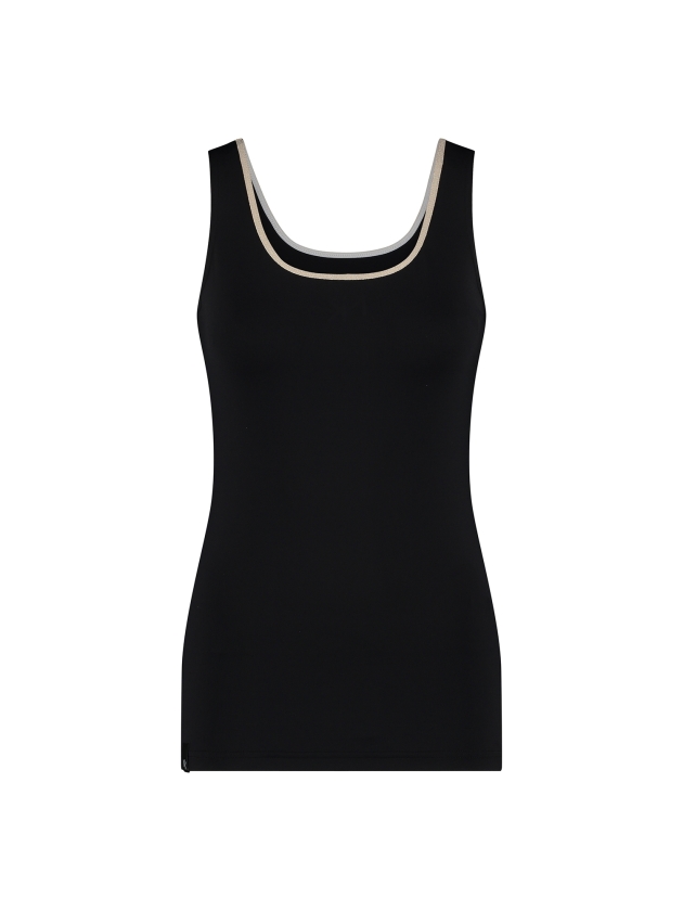 NUKUS Juba Singlet 169 black/gold