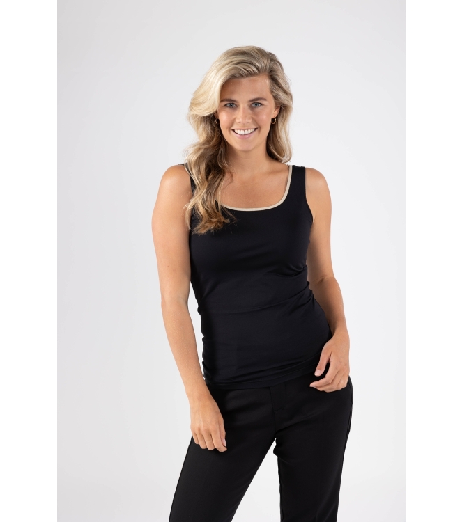 NUKUS Juba Singlet 169 black/gold