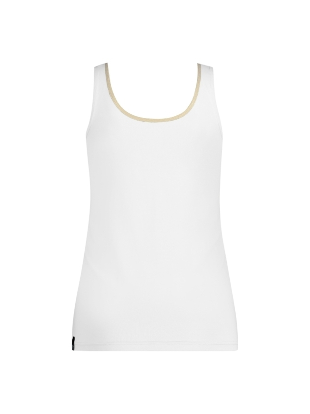 NUKUS Juba Singlet 262 White/gold