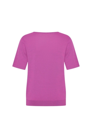 Expresso Pullover with a V-neck and short sl EX795 Dark punch