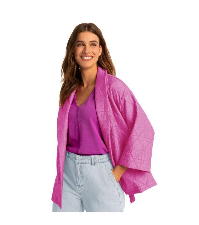Expresso Pullover with a V-neck and short sl EX795 Dark punch