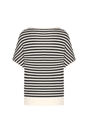 Expresso Pullover in white short sleeves in EX900 Black