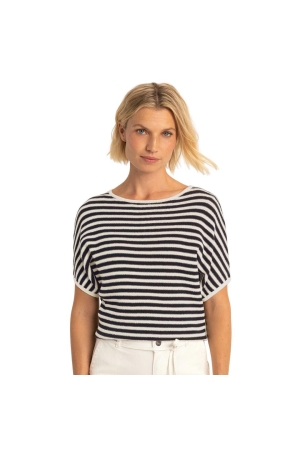 Expresso Pullover in white short sleeves in EX900 Black