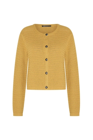 Expresso Short cardigan in a fancy stitch EX601 Sunflower